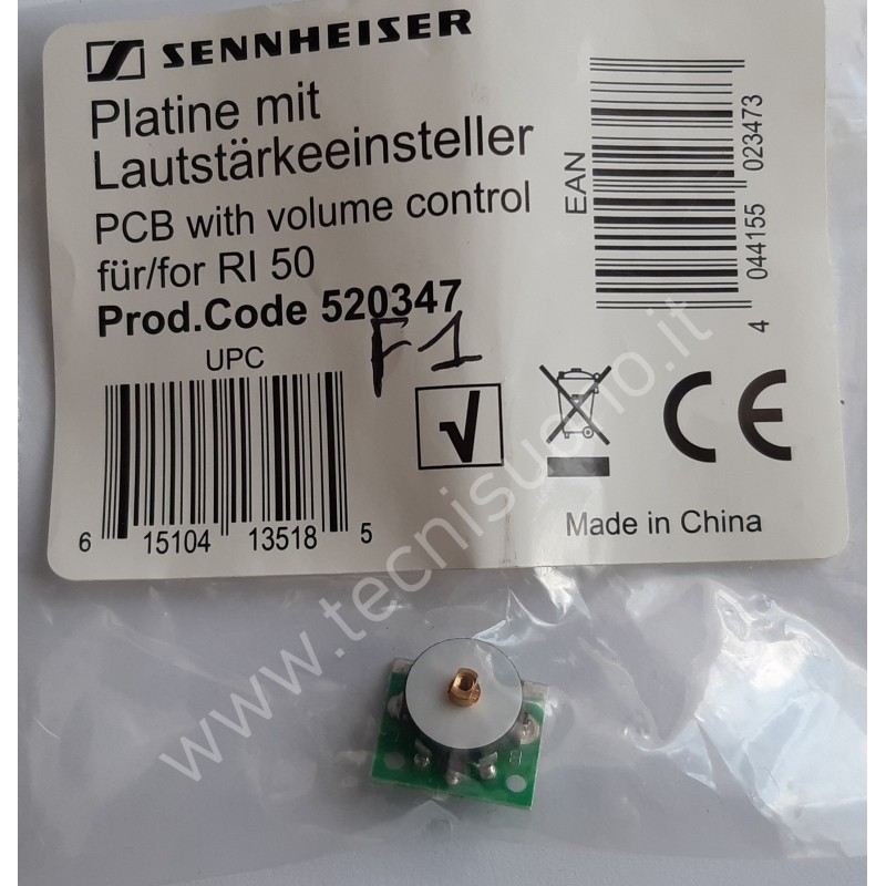 Circuito PCB potenz. Volume Ricevitore RI 50